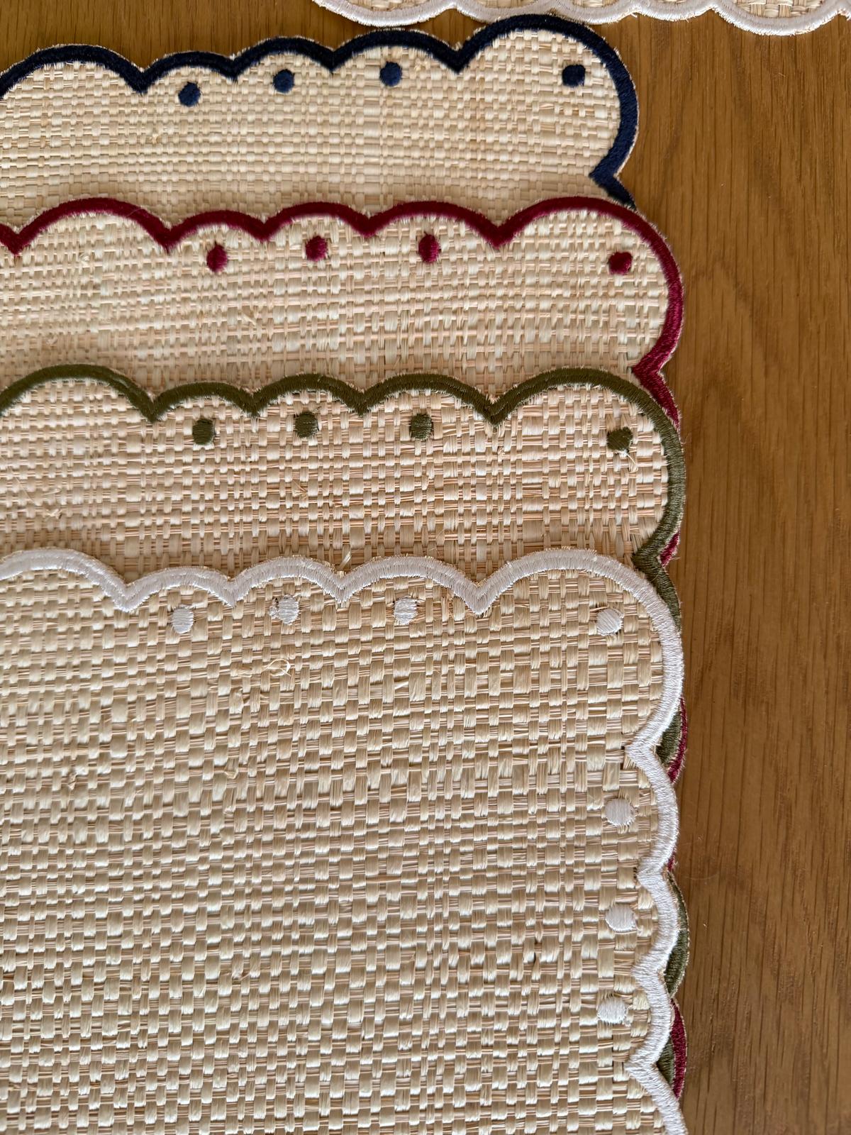Square Polka Dot Buriti Placemat