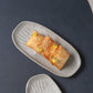 Shallow Organic Oval Platter Small Set of 4