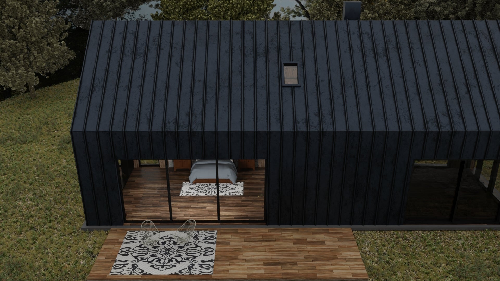 New Wrought Iron Black & White