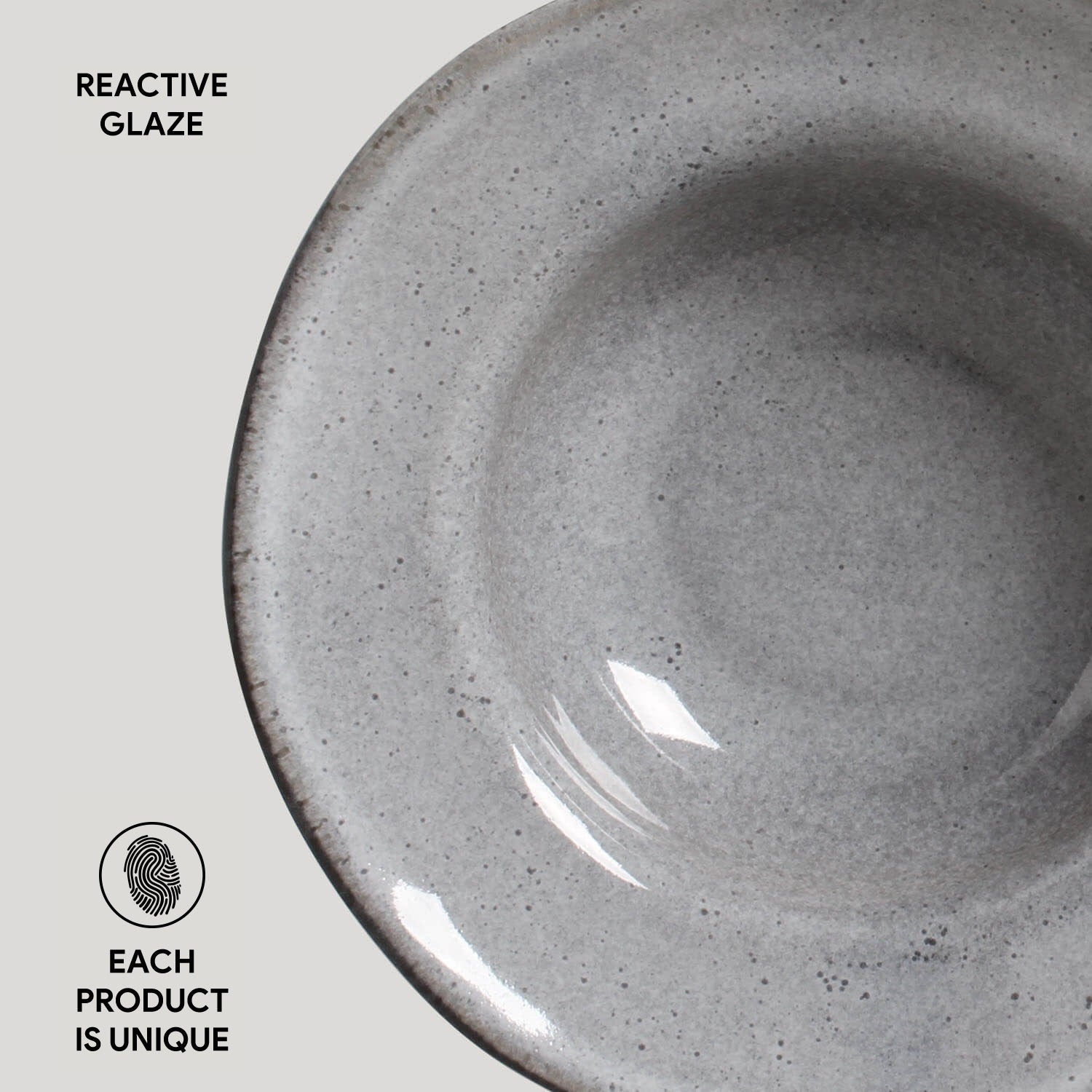 Dessert/Deep Rim Plate Set of 4
