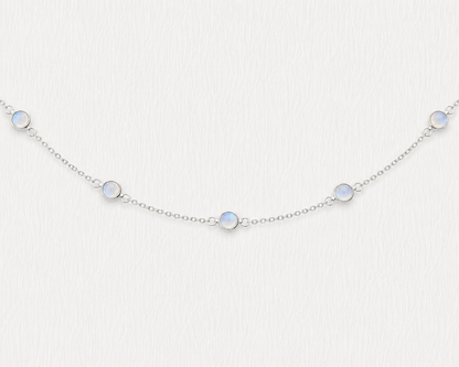 June Birthstone Bracelet — Moonstone