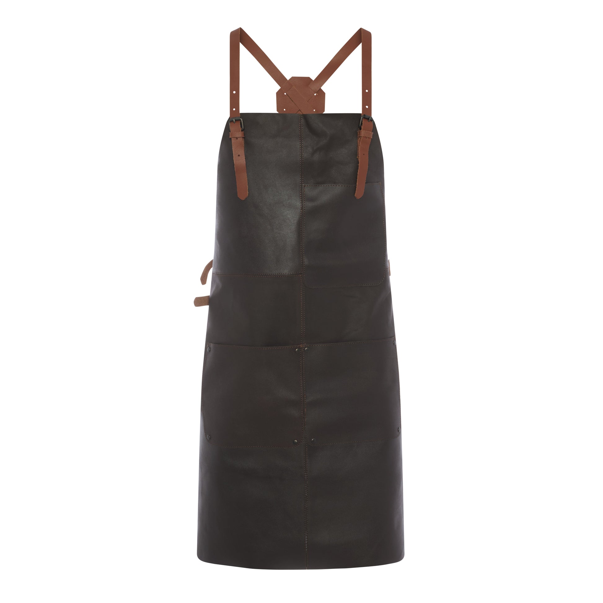 Theodore Leather Work Apron