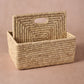 Pleta Woven Date Palm Leaf Utensil Caddy