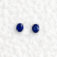 Oval Birthstone Stud Earrings