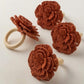 S/4 Buriti Flower Napkin Ring