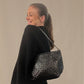 Woven Leather Shoulder Bag