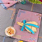 S/2 Estrellas Embroidered Placemat - Burgundy