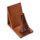 Nose Book & Glasses Caddy - Hand Carved Wood