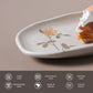 Shallow Organic Oval Platter Small Set of 4