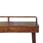 Elevated Chestnut Console Table