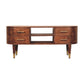 Solid Wood Jetson Curve Media Console