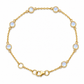 March Birthstone Bracelet — Aquamarine