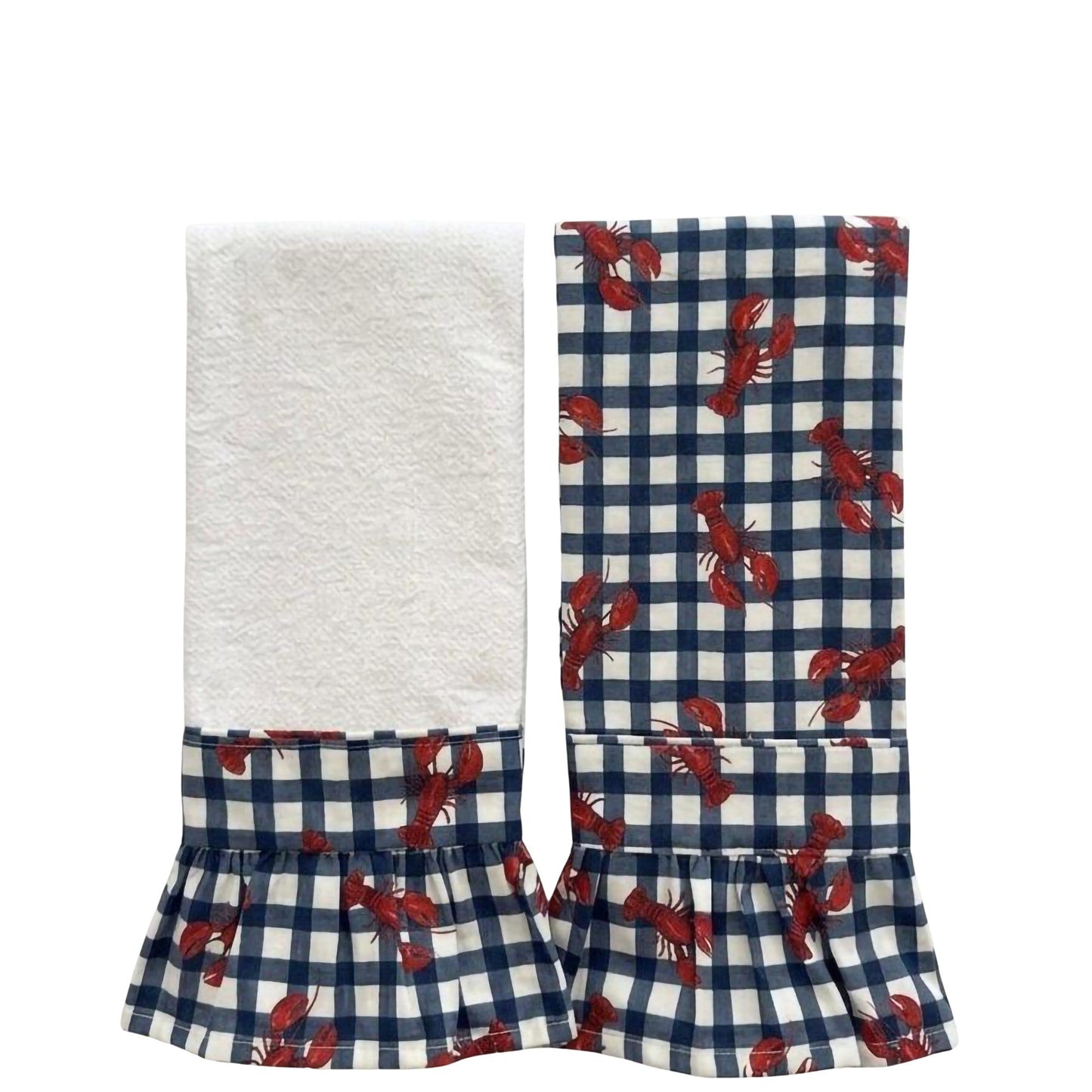 Nautical Lobster Kitchen Towels (Set of 2)
