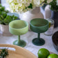 sage + olive | mecc | silicone unbreakable cocktail glasses