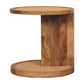 Solid Wood Close-knit Corner End Table