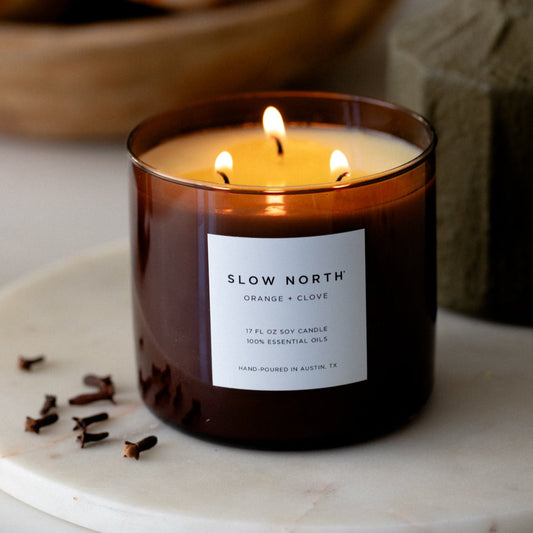 Orange + Clove - Signature 3-Wick Candle