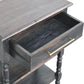 Solid Wood Heritage Turned-Leg Side Table