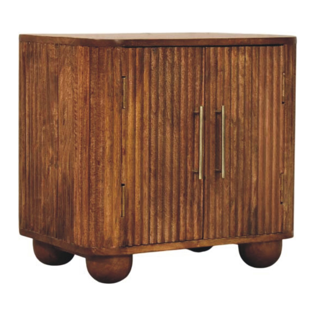 Solid Wood Solis Fluted Cabinet