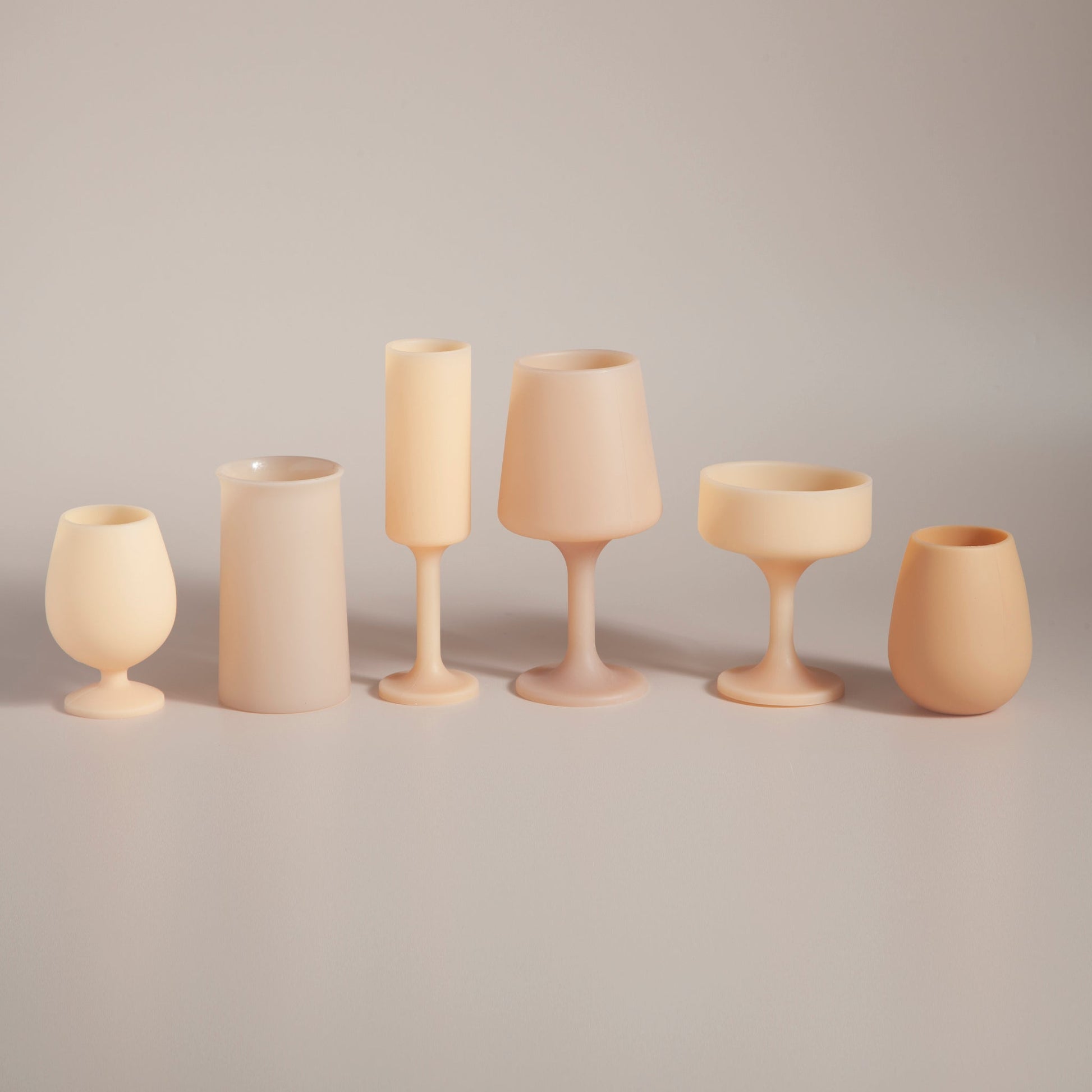 wheat + oat | stegg |  silicone unbreakable highball glasses