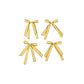 S/4 Moñitas Yellow Napkin Ring - Canary Yellow