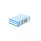 Decorative Box | Striped Resin Rectangle Box | Wood