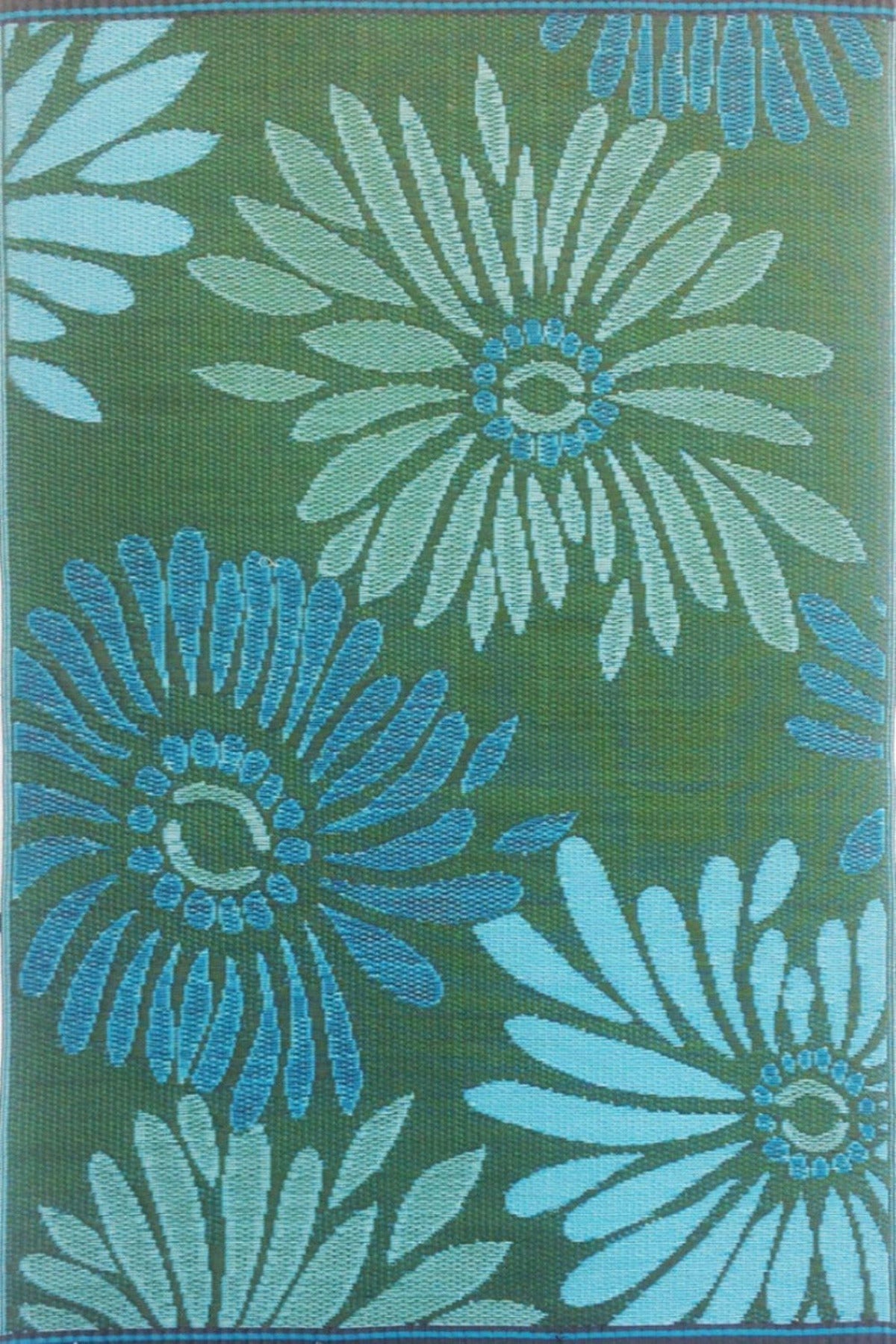 Daisy Aqua & Green