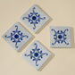 Andalusia Patterned Marble Tiles Coasters |  Set of 4