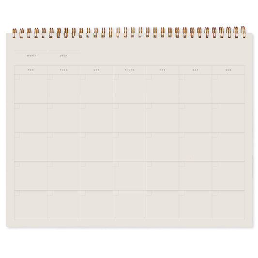 Terre Undated Monthly Planner Sketchbook