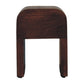 Solid Wood Curved Bedside Table