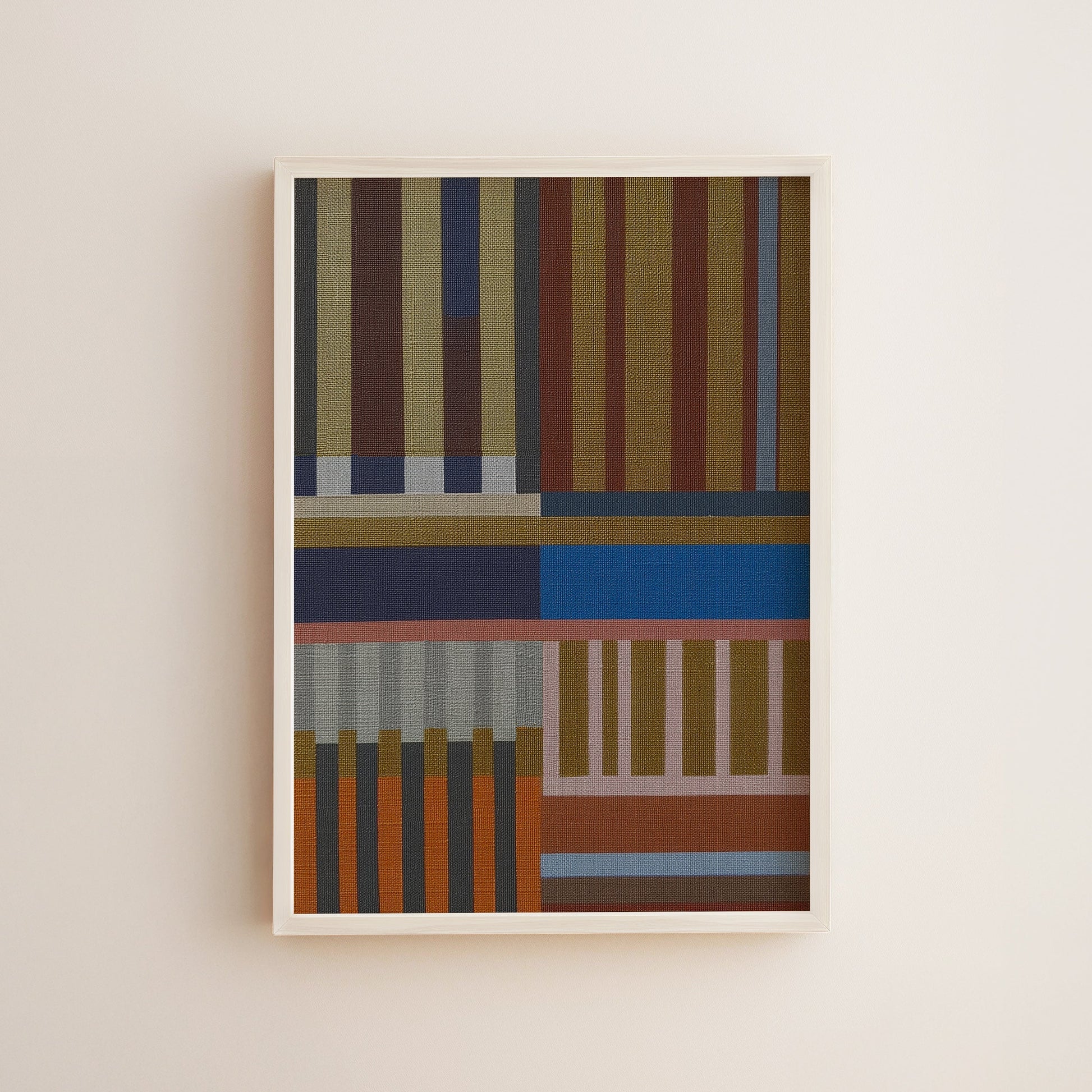Woven Perspectives No. 03 — Geometric Abstract Art Print