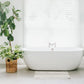 Aden Cotton Bath Mat - Natural with Gray