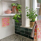 Blossoms Dish Towel + Sponge Cloth Gift Set