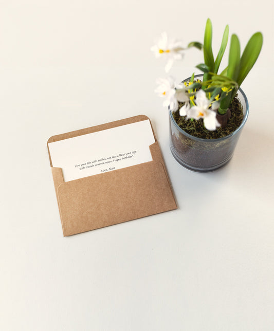 Personalized Gift Message Card