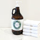 Natural Laundry Detergent Refill Kit | Glass  Laundry Room Container & Compostable Refill Pouch