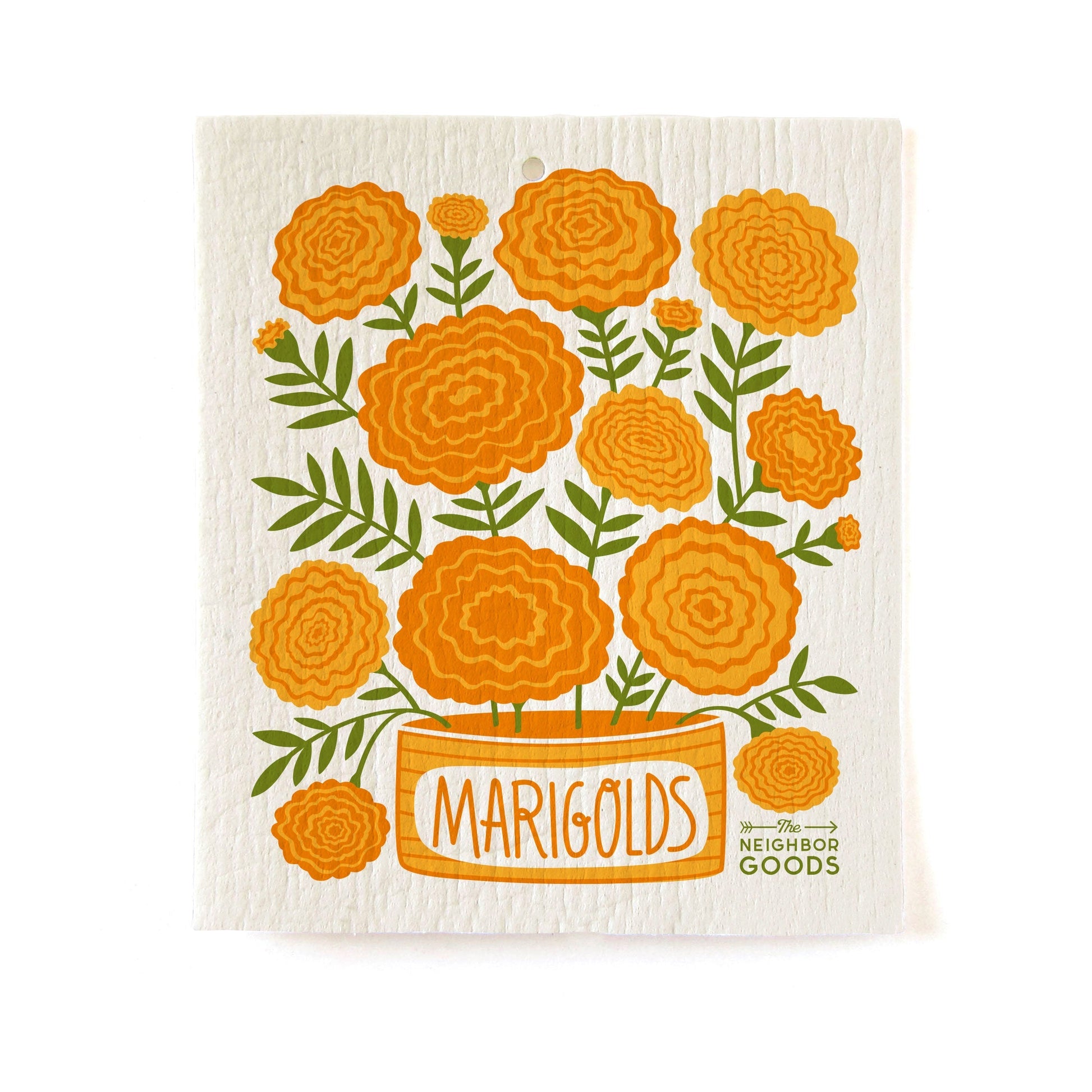 Marigolds Sponge Cloth