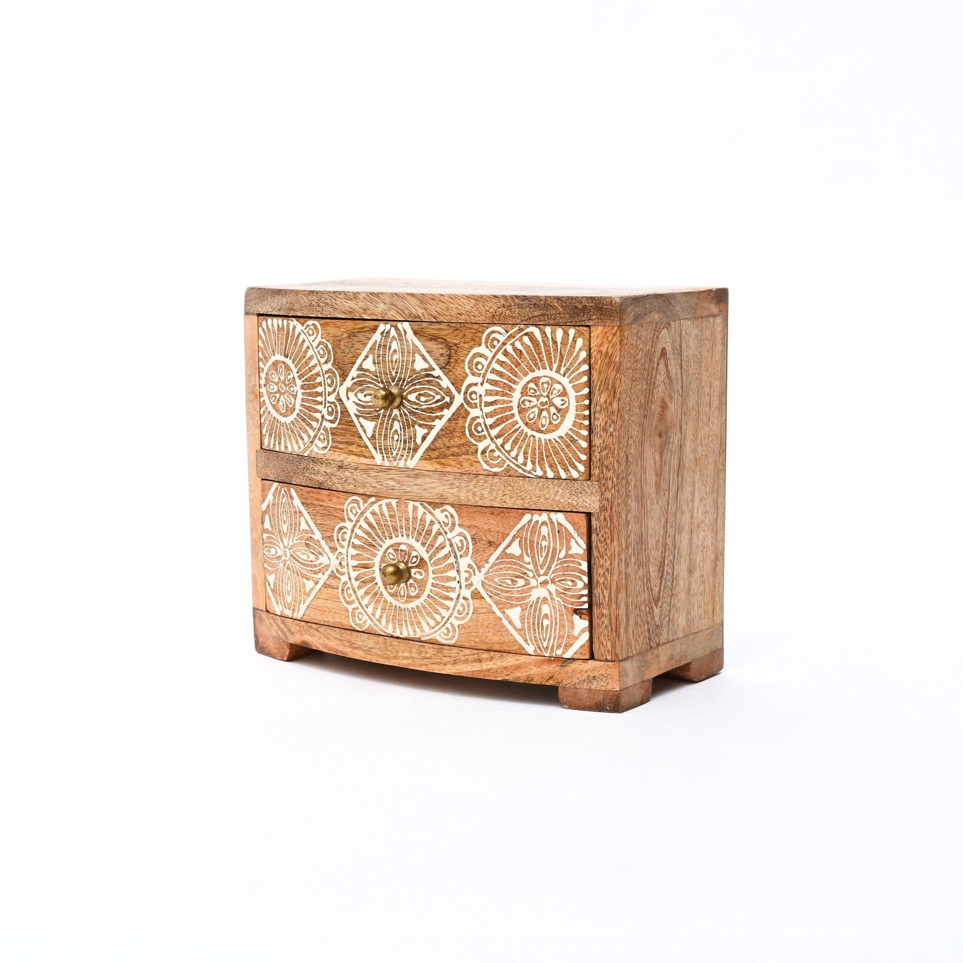 Two-Drawer Chest |  Mango Wood | Storage & Decor