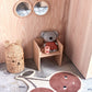 Cherry Rattan Wall Mirror
