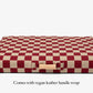 Red Checker | Dog Bed with Cover