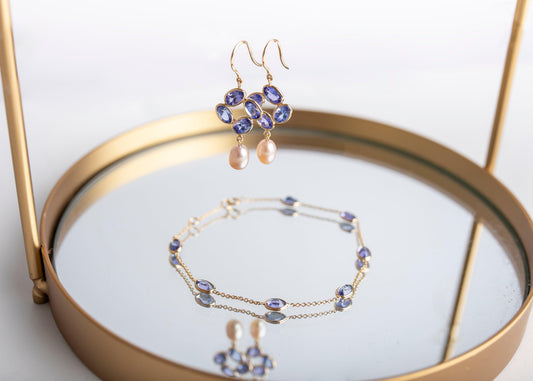 Tanzanite Spark Earrings