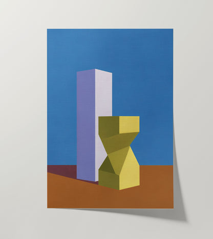 Form and Structure No. 05 — Geometric Abstract Art Print
