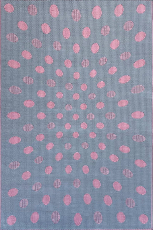 Crazy Dots Pink & Grey