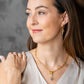 Marquise & Spike Drop Necklace
