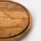 Handcrafted Mango Wood Footed, 360-degree Rotating Cake Stand