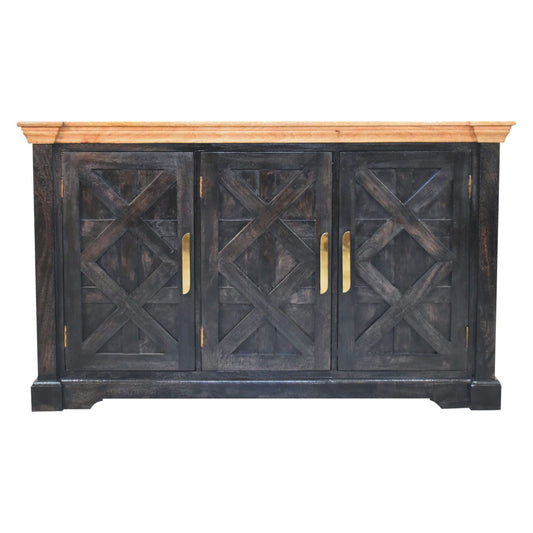 Solid Wood Regal Rustic Sideboard