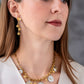 Mixed Metal Charm Necklace