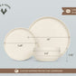 Dinnerware Set, 12 Piece Service for 4, Ceramic, Cambridge Classics