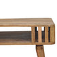 Solid Wood Slatted Oak-ish Coffee Table