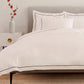 Classic Percale Embroidered Duvet Cover