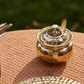 Brass Dosa Tawa with Insulated handles And Brass Ghee Pot Combo