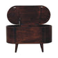 Solid Wood Light Rounded Lid-up Blanket Box